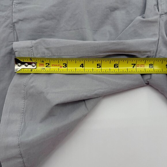 NWT Peter Millar Crown Crafted Shorts Men’s 38 Gray Flat Front Garment Dyed - Picture 10 of 10